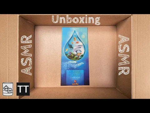 Ark Nova Marine Worlds Expansion - Satisfying ASMR Board Game Unboxing