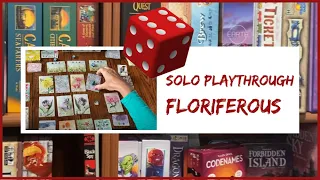 Floriferous Board Game: Solo Playthrough #boardgames #sologameplay