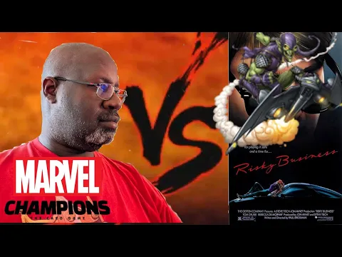 Marvel Champions LCG Shuri vs House Rule Risky Business