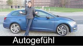 2015 Seat Leon ST test drive REVIEW Leon estate/wagon - Autogefühl