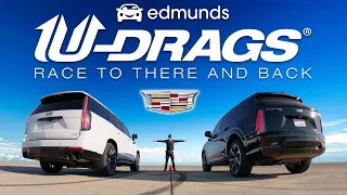 U-DRAG RACE: Cadillac Escalade V vs. Escalade IQ | Handling, Quarter Mile & More