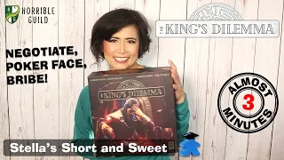 The King's Dilemma Board Game - Stella's Short and Sweet