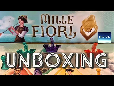 Mille Fiori Board Game | Unboxing (No Talking)