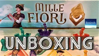 Mille Fiori Board Game | Unboxing (No Talking)