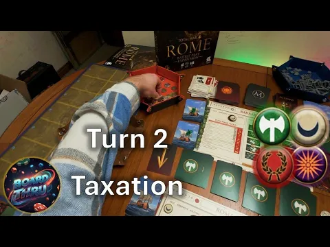 Rome Total War: The Board Game - Campaign - Playthrough - Part 11 - Turn 2 - Taxation & Campaign