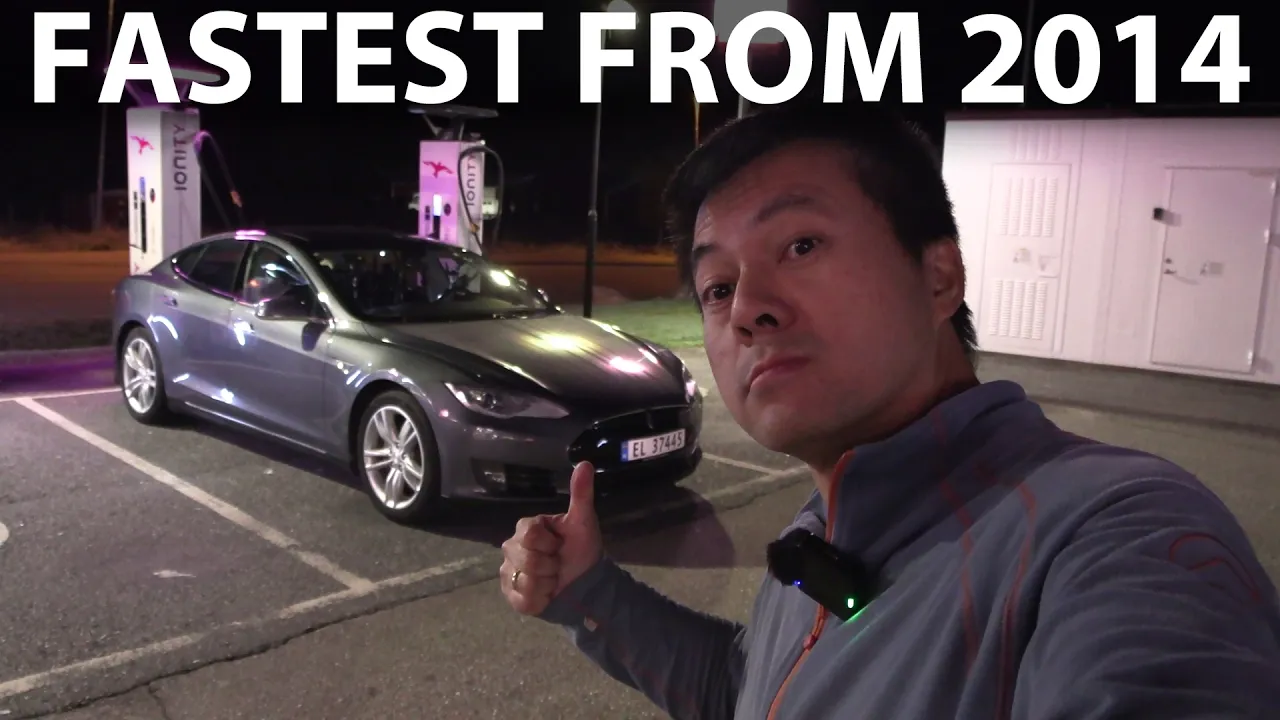 Tesla Model S 85 with 90 kWh upgrade 1000 km challenge