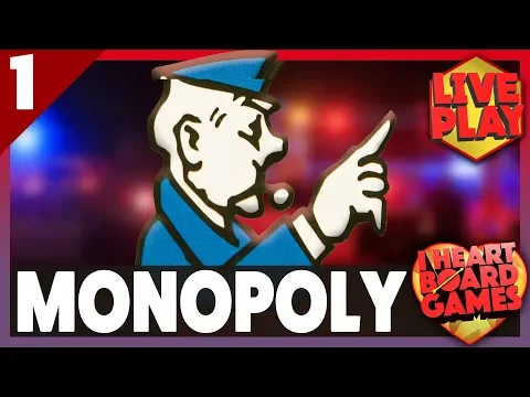 MONOPOLY, from Parker Brothers, by Lizzie Magie & Charles Darrow | Live Play | Session 1, 4 Players