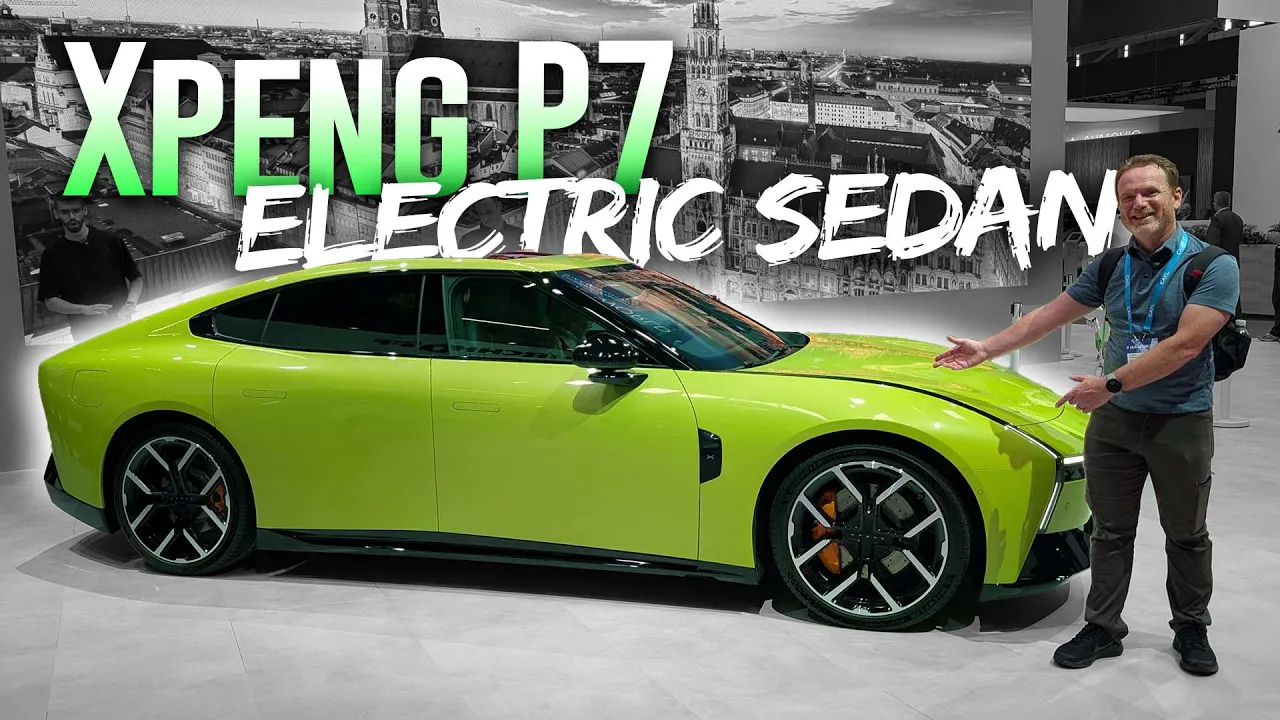 The NEW Xpeng P7 Electric Performance Sedan | A Walkaround with the Designers