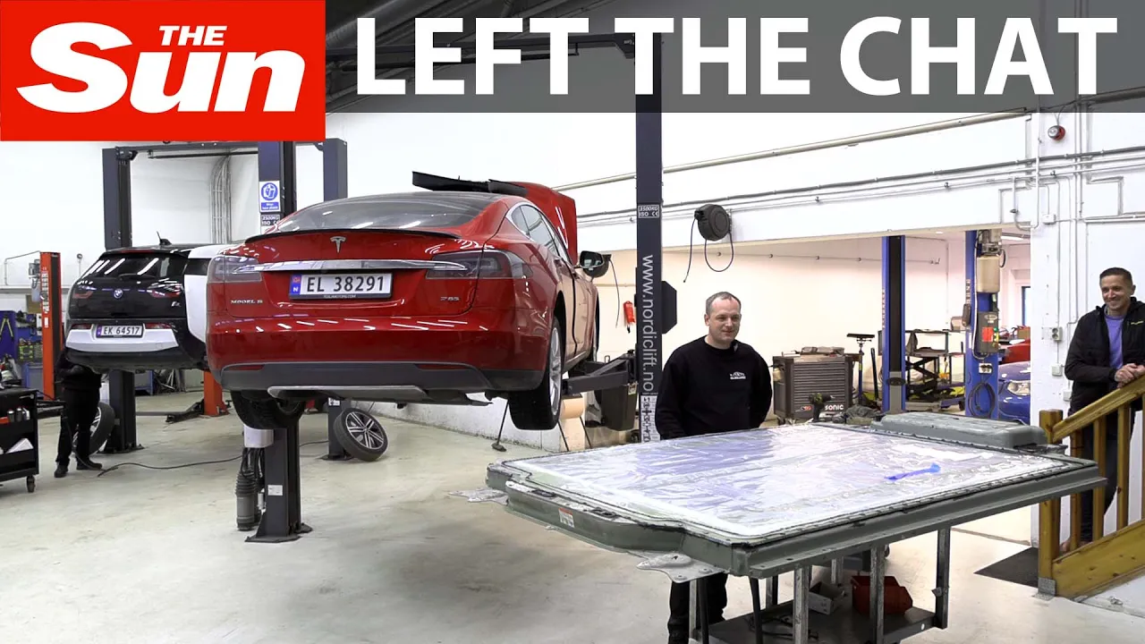 Elbilmek repaired the battery on 2014 Model S P85