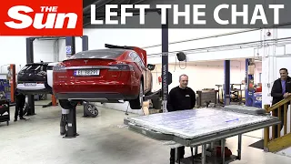 Elbilmek repaired the battery on 2014 Model S P85