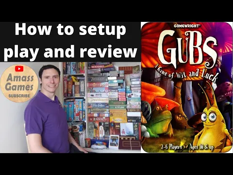 Gubs how to setup play and review #boardgame ##party #4k #tabletop #tabletopgames AmassGames review