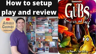 Gubs how to setup play and review #boardgame ##party #4k #tabletop #tabletopgames AmassGames review