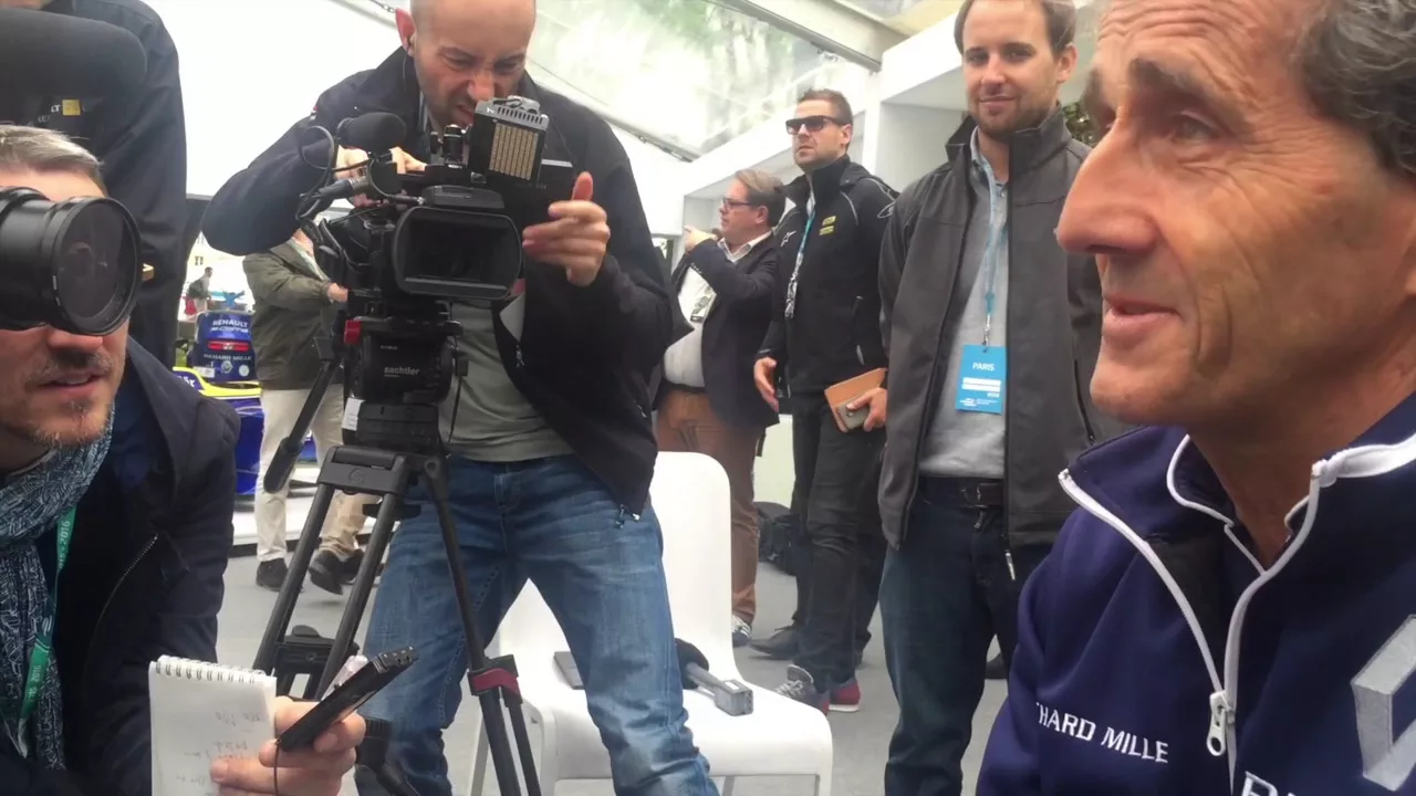Formule E Paris - Interview Alain Prost