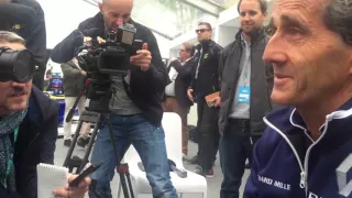 Formule E Paris - Interview Alain Prost
