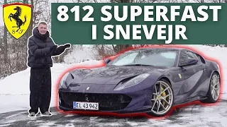 Kører V12 Ferrari i snevejr... Danmarks vildeste vinterbil!