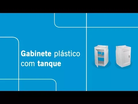 Gabinete com Tanque de 15L em Plástico Branco Astra