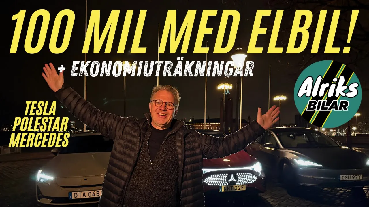 Trippeltest: Mercedes CLA, Tesla Model Y och Polestar 2.