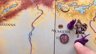 Conquest of the Empire II, Setup, How to Play, Example Turns