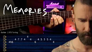 Memories MAROON 5 Guitar Cover TAB  | Cover Guitarra Christianvib