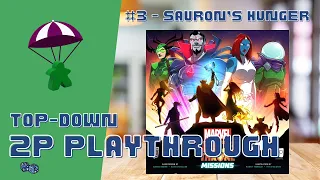 Marvel Dice Throne Missions Two-Player Sauron's Hunger Mission and Boss Fight (4K)