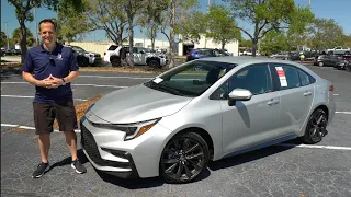 Is the 2025 Toyota Corolla SE a BETTER sedan than a Honda Civic Sport?