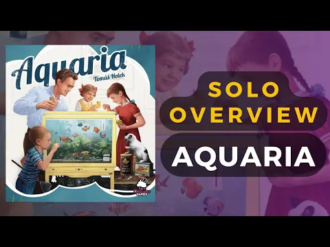 Aquaria Board Game Solo Gameplay Overview | DaniCha