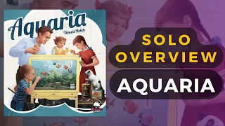 Aquaria Board Game Solo Gameplay Overview | DaniCha