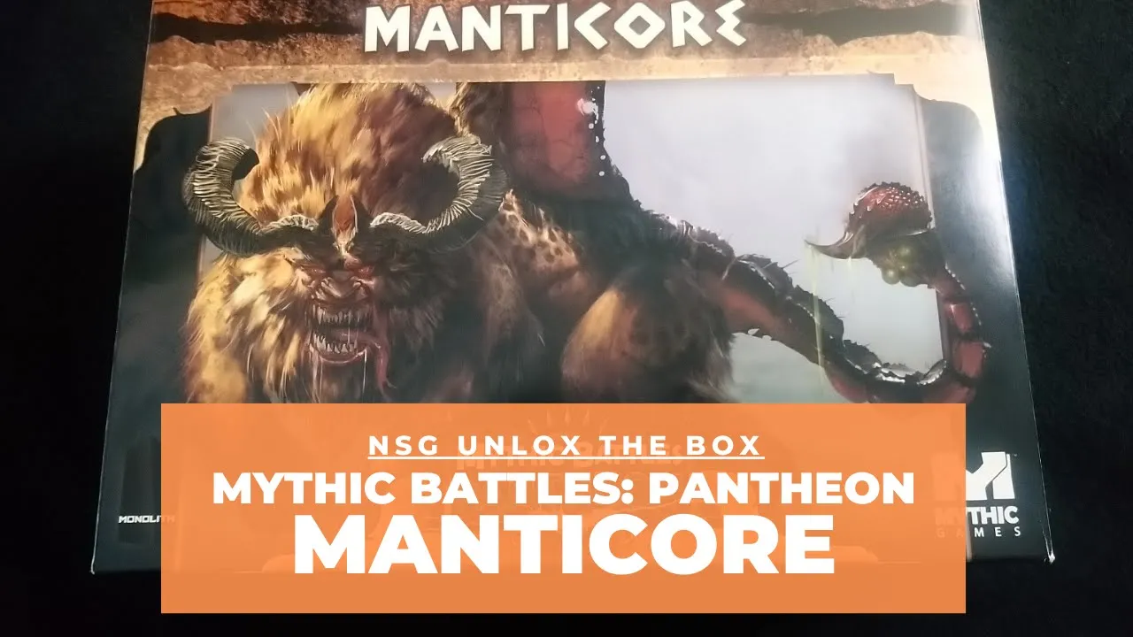 Mythic Battles Pantheon: Manticore Expansion Unboxing | NSG Unlox The Box