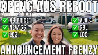 Xpeng Brand Day and Confirmed Launches for Australia: VLA L03 G9L L05