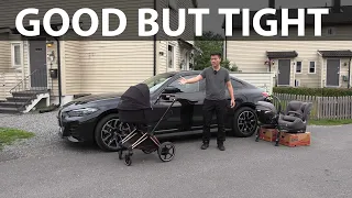 BMW i4 car seat and stroller test