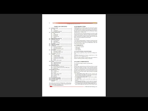 A Victory Lost - Reading the manual