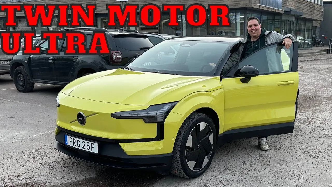 Hämtat ut min gula Volvo EX30 Twin Motor Performance Ultra | Elbilsmagasinet