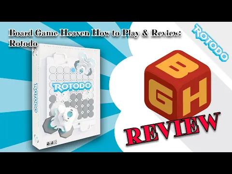 Board Game Heaven How To Play & Review 247: Rotodo - A Unique Abstract Game Explained In 10 Minutes!