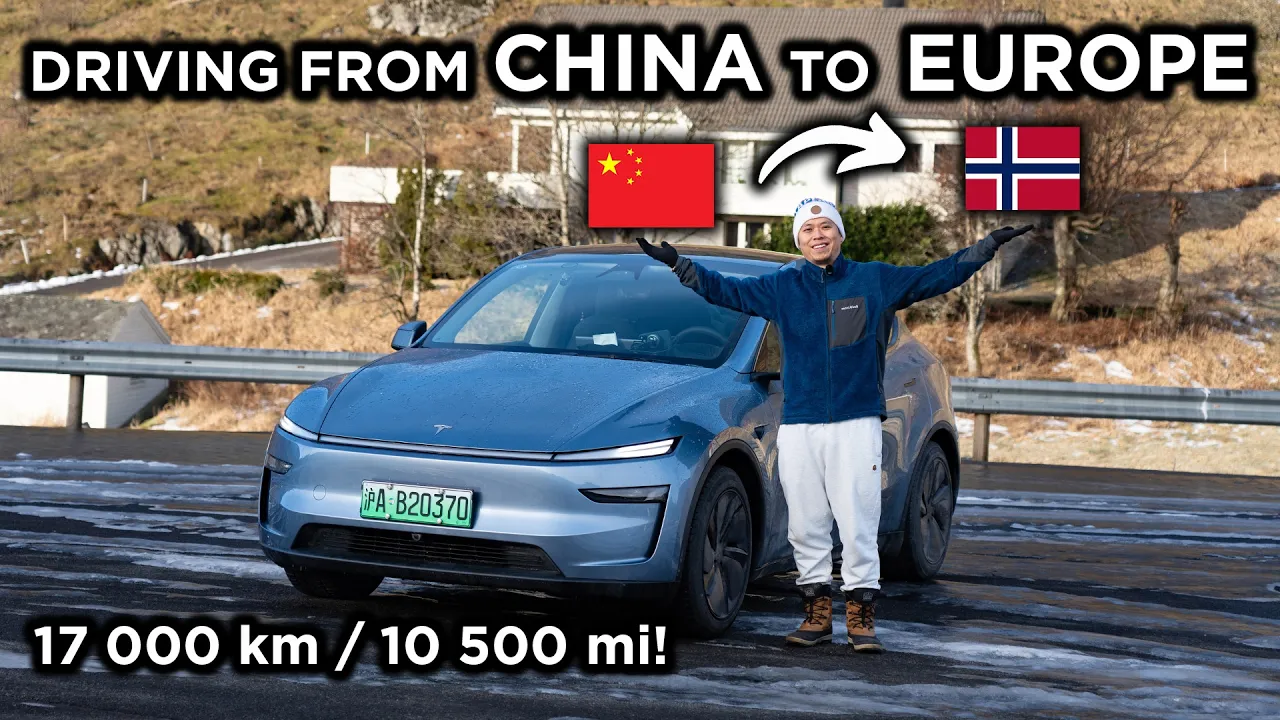 I Drove My Tesla Model Y From Shanghai To Norway!