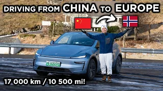 I Drove My Tesla Model Y From Shanghai To Norway!