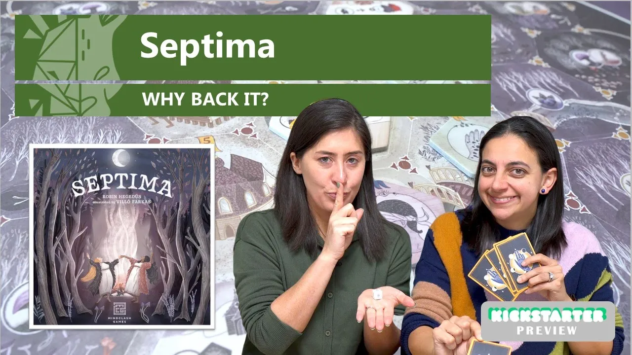 Septima ~ it's cast a spell on us ?♀️? | Kickstarter Board Game Preview
