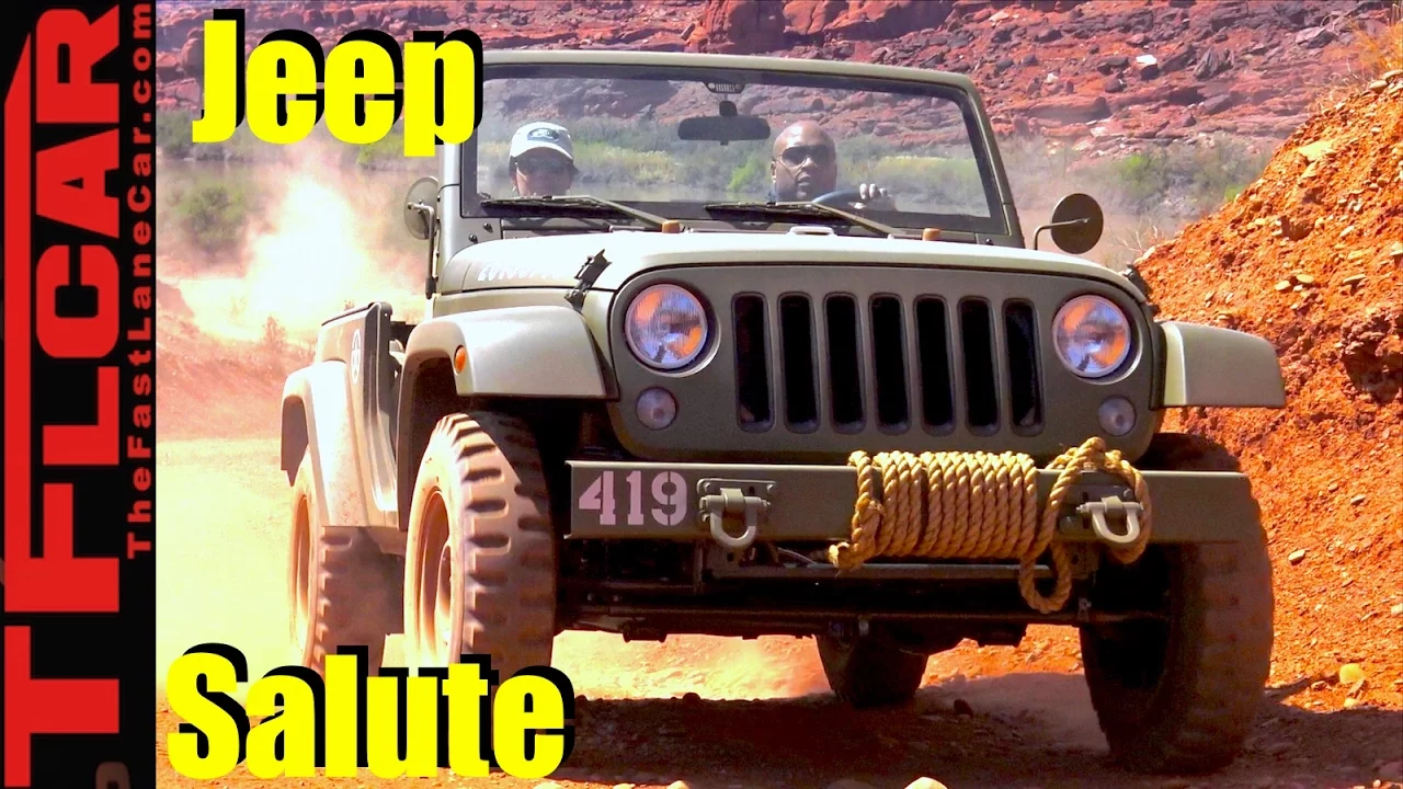 Jeep Celebrates 75-Years with the WWII Salute Concept Wrangler at the 2017 Easter Jeep Safari