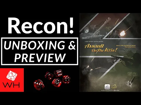 Recon! Assault on the 105s! | Solitaire | WW2 | Unboxing
