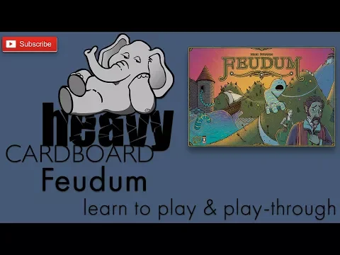 Feudum 4p Play-through, Teaching, & Roundtable discussion by Heavy Cardboard