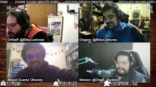 Exclusiva, jugando NeuroRiders, con su diseñador