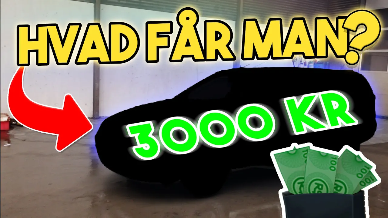 KØBER BIL TIL 3.000 KR.!!! Hvad får man for de penge?