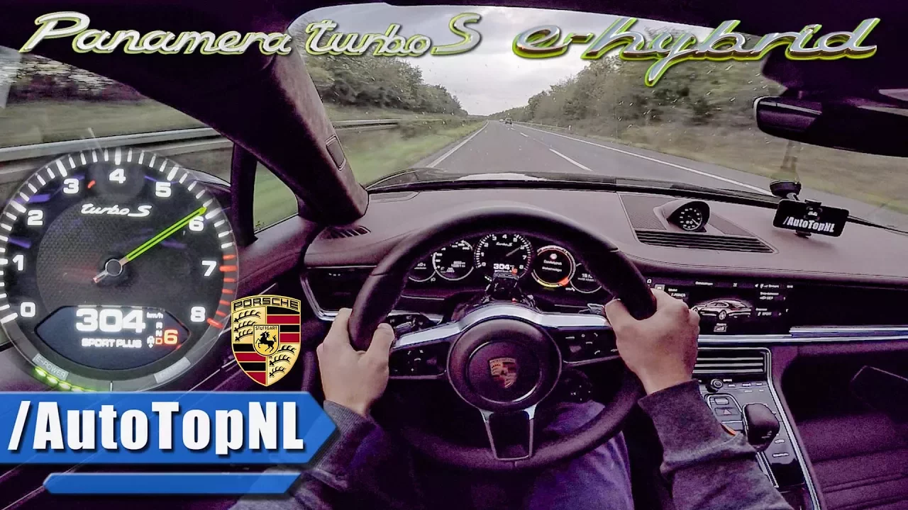 680HP Porsche Panamera Turbo S E Hybrid AUTOBAHN POV by AutoTopNL