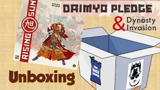 Rising Sun Daimyo Pledge + Dynasty Invasion Unboxing