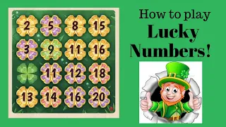 Lucky Numbers on Board Game Arena! Tutorial playthrough - Exciting finish!!