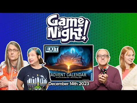 GameNight! 24 Days of Christmas - Exit: The Game Advent Calendar The Hunt for the Golden Book Day 14