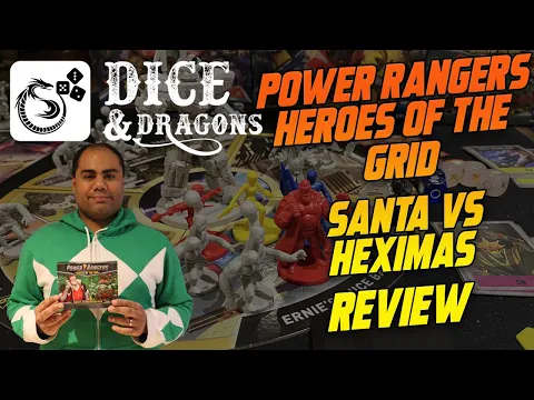 Dice and Dragons - Power Rangers Heroes of the Grid Santa vs Heximas Review