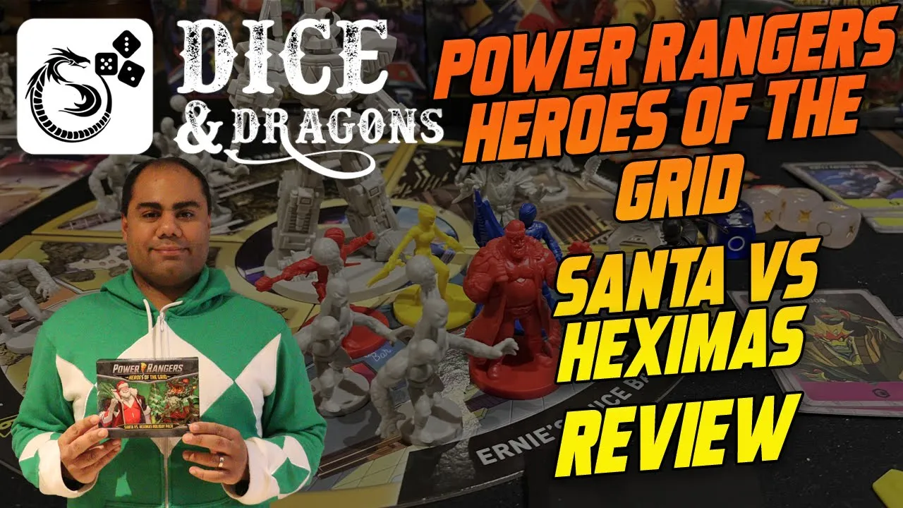 Dice and Dragons - Power Rangers Heroes of the Grid Santa vs Heximas Review