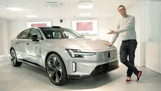 Sniktitt på Volvo ES90 – coupédesign, SUV-nytte og 700 km rekkevidde
