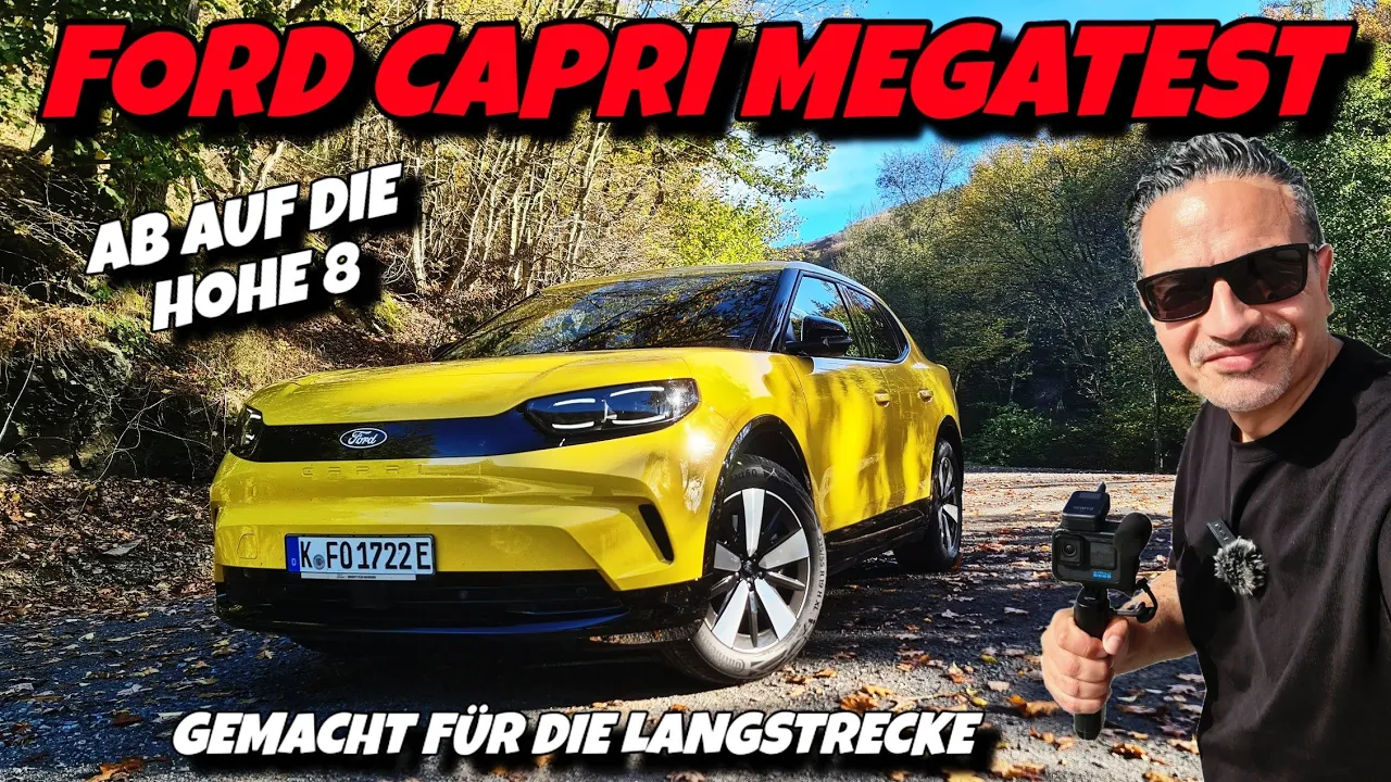 Ford Capri RWD Basis Überrascht mit Effizienz! Elektroauto für Langstrecke aus Köln. #ford