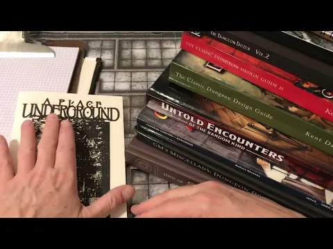 10 dungeon design books & my dungeon year design journal project